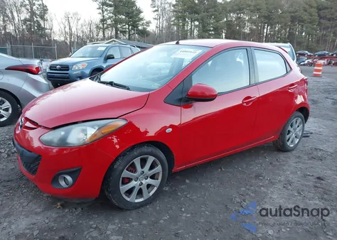 2012 Mazda Mazda2 Touring from USA, damaged, VIN JM1DE1LY2C0137794